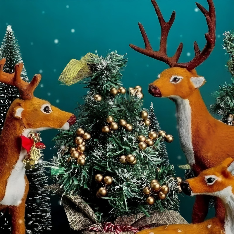 Berry Cherry for Christmas DIY Home Decor, Mini Artificial Red Fake Floral Wreath Ornament, New Year Gift Box Materials