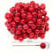 Berry Cherry for Christmas DIY Home Decor, Mini Artificial Red Fake Floral Wreath Ornament, New Year Gift Box Materials