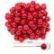 Berry Cherry for Christmas DIY Home Decor, Mini Artificial Red Fake Floral Wreath Ornament, New Year Gift Box Materials