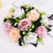 Cheap Artificial Flower Ball, Plastic Green Mesh Base, Silk Table Centerpieces for Wedding Decor, Party Road Lead Flower