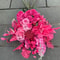 Pink Series Wedding Floral Arrangement Artificial Rose Hydrangea Plant Leaves Room Home Table Vase 8