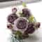 Rose Pink Silk Bouquet Peony Artificial Flower 5 Big Heads 4 Small Buds Bride Wedding Home Decorat 13