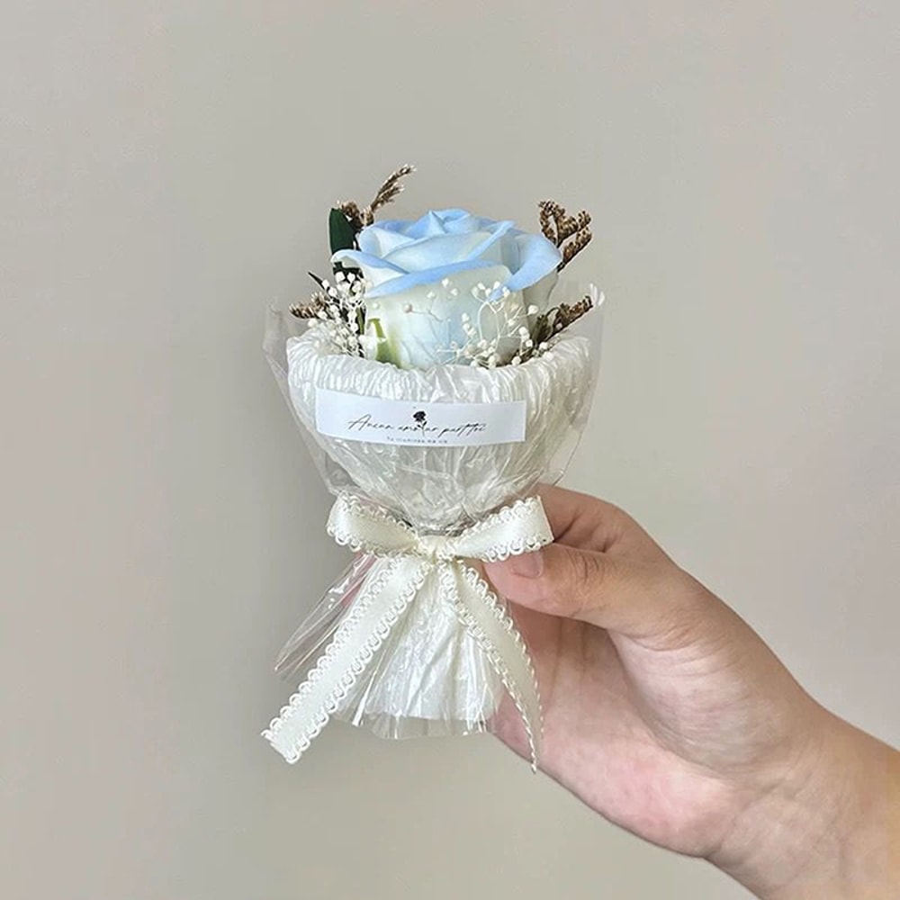 Mini PocketMeeting Small Bouquet Rose Sunflower Eternal Flower Artificial Flower Gift Box For Valen 11