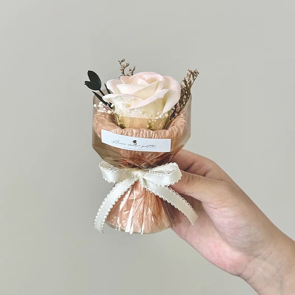 Mini PocketMeeting Small Bouquet Rose Sunflower Eternal Flower Artificial Flower Gift Box For Valen 12