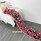 Red Rose Artificial Green Plants Wedding Backdrop Floral Wall Flower Row Runner Party Showcase Prop 8