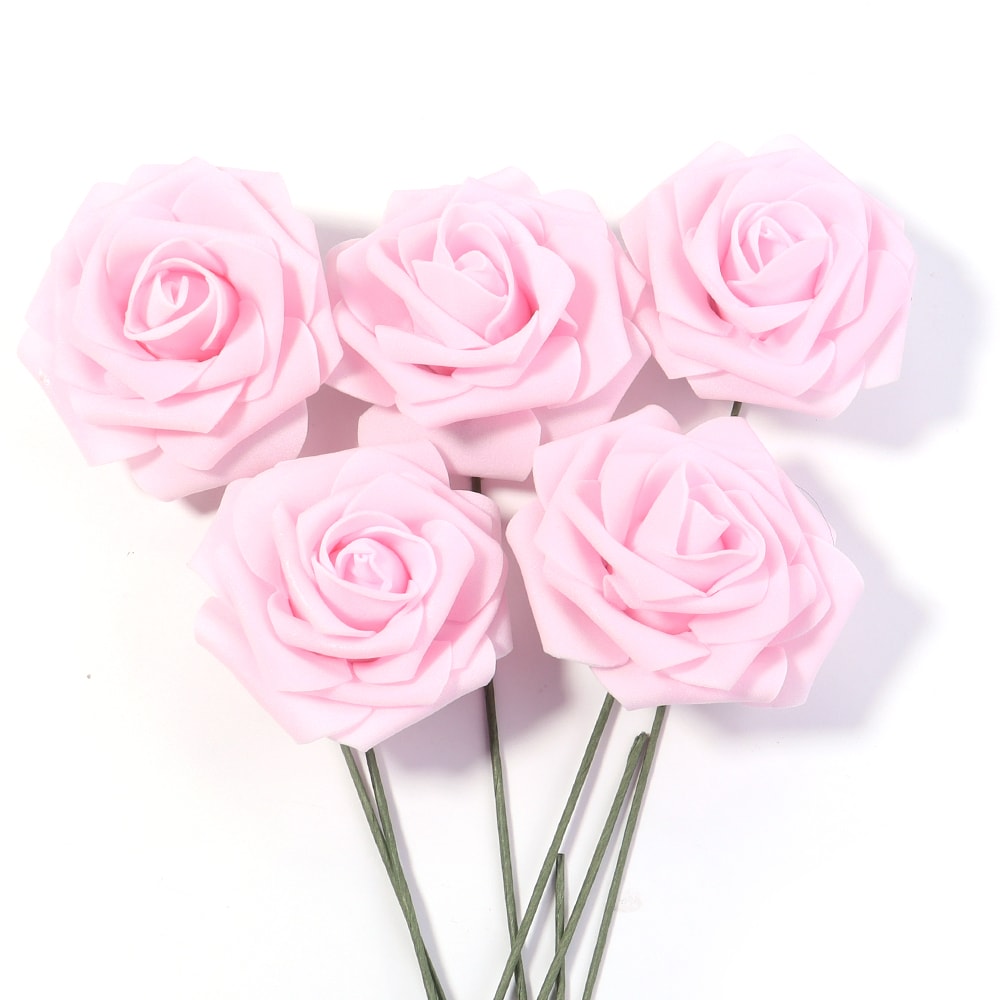 Artificial Foam Rose Flowers PE Simulation Roses Fake Flower Bouquet For DIY Wedding Party Decor Ho 9