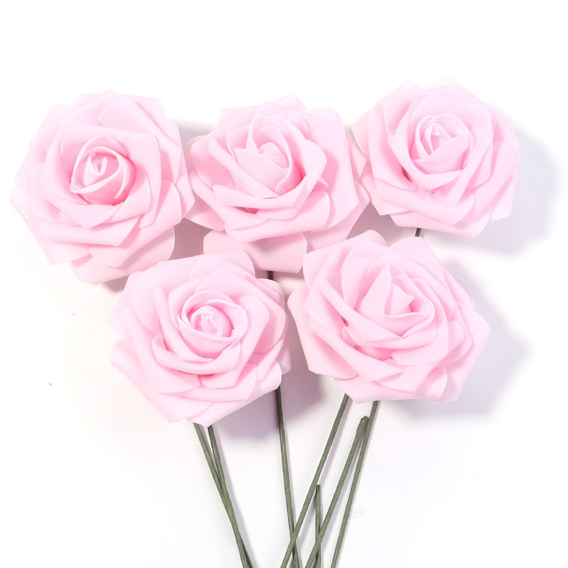 Artificial Foam Rose Flowers PE Simulation Roses Fake Flower Bouquet For DIY Wedding Party Decor Ho 9