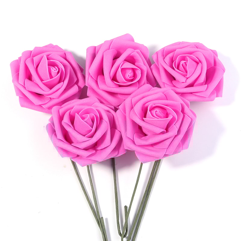 Artificial Foam Rose Flowers PE Simulation Roses Fake Flower Bouquet For DIY Wedding Party Decor Ho 13