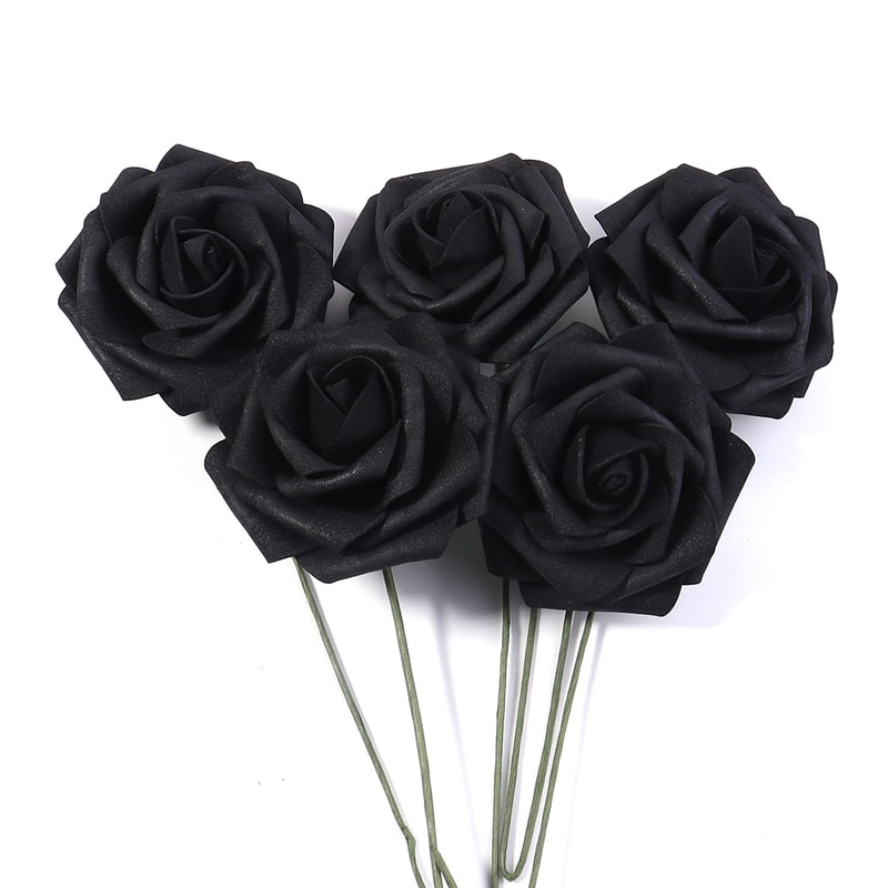 Artificial Foam Rose Flowers PE Simulation Roses Fake Flower Bouquet For DIY Wedding Party Decor Ho 15