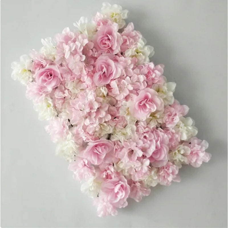 Silk Rose Flower Wall Artificial Flowers For DIY Wedding Decor Photography Backdrops Hair Salon Bac 0