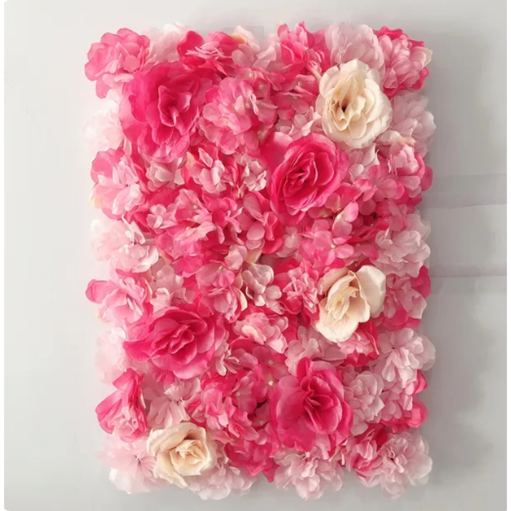 Silk Rose Flower Wall Artificial Flowers For DIY Wedding Decor Photography Backdrops Hair Salon Bac 4