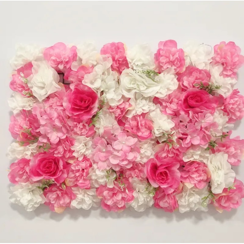 Silk Rose Flower Wall Artificial Flowers For DIY Wedding Decor Photography Backdrops Hair Salon Bac 10