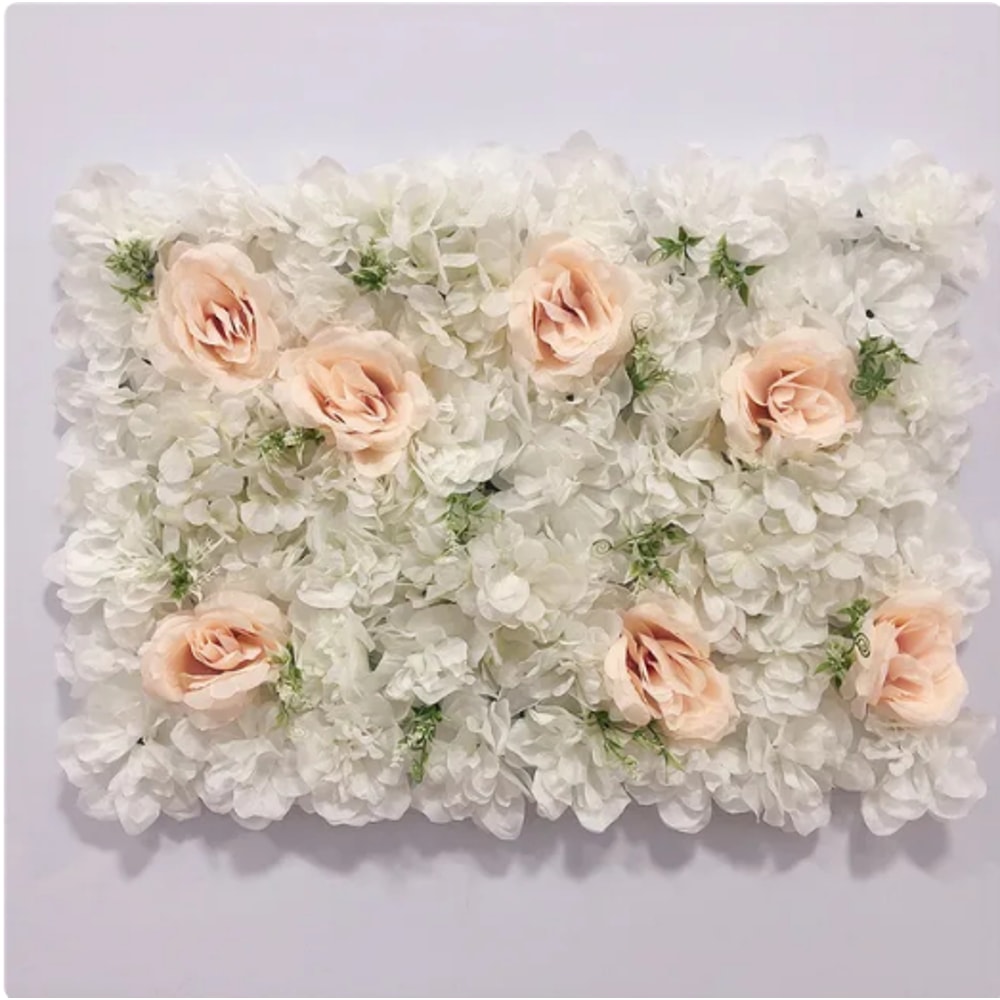 Silk Rose Flower Wall Artificial Flowers For DIY Wedding Decor Photography Backdrops Hair Salon Bac 12