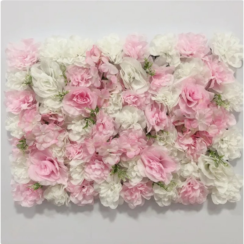 Silk Rose Flower Wall Artificial Flowers For DIY Wedding Decor Photography Backdrops Hair Salon Bac 14