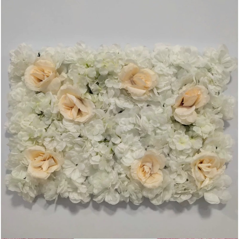 Silk Rose Flower Wall Artificial Flowers For DIY Wedding Decor Photography Backdrops Hair Salon Bac 16