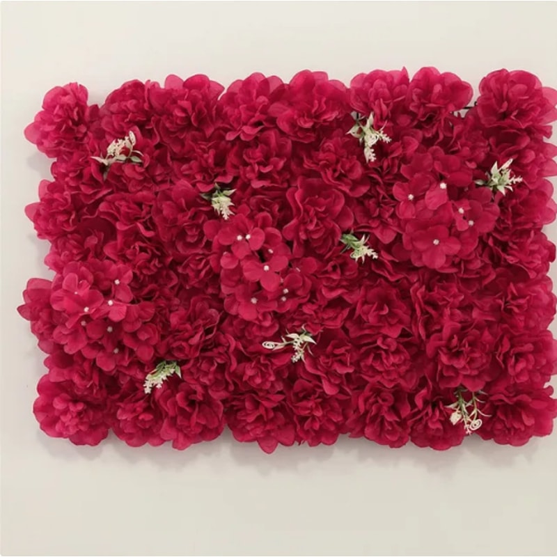 Silk Rose Flower Wall Artificial Flowers For DIY Wedding Decor Photography Backdrops Hair Salon Bac 17