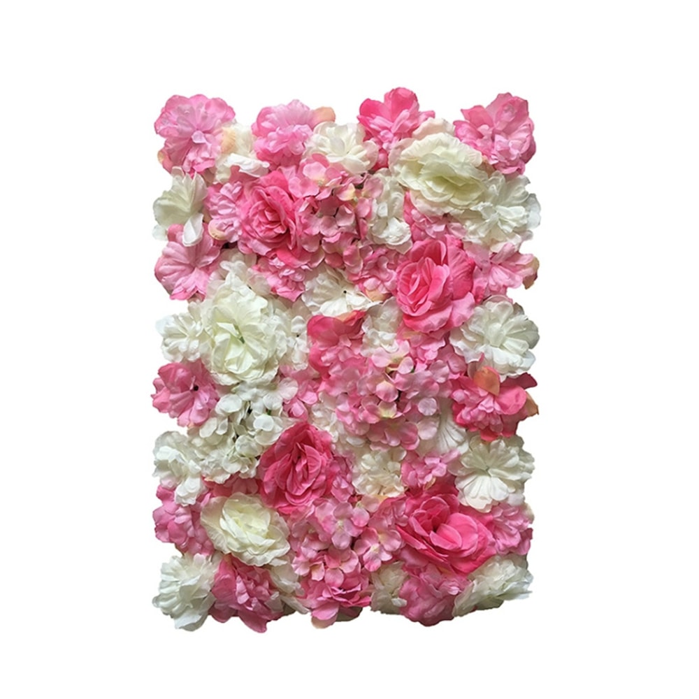 Silk Rose Flower Wall Artificial Flowers For DIY Wedding Decor Photography Backdrops Hair Salon Bac 18