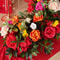 Uflower Luxury Red Rose Artificial Flowers For Wedding Table Centerpiece Floral Arrangement Party D 4