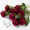 Red Rose Artificial Flowers Long Branch Rose For Wedding Home Decoration Fake Roses For DIY Supplie 3