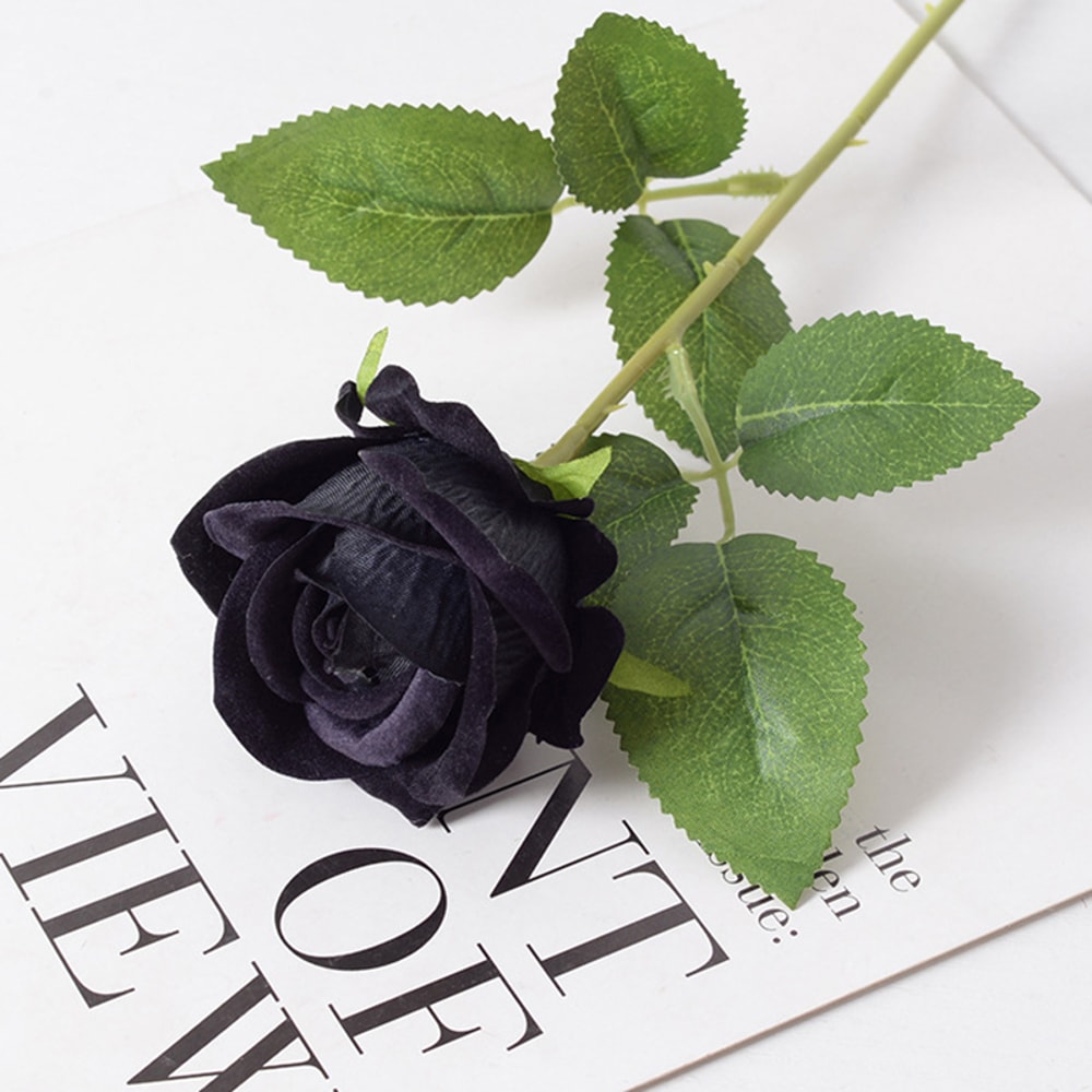 Red Rose Artificial Flowers Long Branch Rose For Wedding Home Decoration Fake Roses For DIY Supplie 15