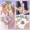 Fake Dahlia Flower Heads Artificial Wedding Decor Home Decor DIY Garland Party Gift Accessories 3