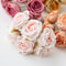 Artificial Flower Silk Tea Rose Wedding Bouquet Wreath, Scrapbooking for Home, Valentine Decoration, Holiday Accessories