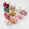 Artificial Flower Silk Tea Rose Wedding Bouquet Wreath, Scrapbooking for Home, Valentine Decoration, Holiday Accessories