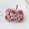 Artificial Flower Silk Tea Rose Wedding Bouquet Wreath, Scrapbooking for Home, Valentine Decoration, Holiday Accessories