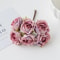 Artificial Flower Silk Tea Rose Wedding Bouquet Wreath, Scrapbooking for Home, Valentine Decoration, Holiday Accessories