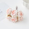 Artificial Flower Silk Tea Rose Wedding Bouquet Wreath, Scrapbooking for Home, Valentine Decoration, Holiday Accessories