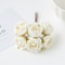 Artificial Flower Silk Tea Rose Wedding Bouquet Wreath, Scrapbooking for Home, Valentine Decoration, Holiday Accessories