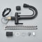 Matte Black Filtered Crane Kitchen Faucet Pull Out Spray Rotation Water Filter Tap Three Ways Sink 4