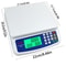 LCD Digital Scale, Rechargeable Kitchen Weighing Platform Food Scale, Electronic Scale for Accurate Measurements