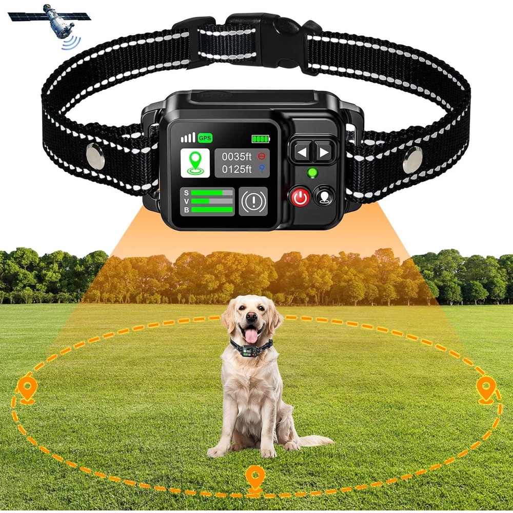 GPS Wireless Dog Fencing System Electric Pet Containment With Satellite Technology 0