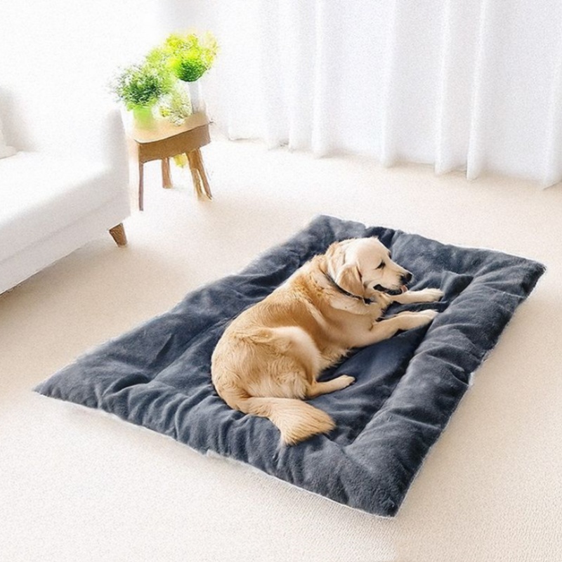 Comfortable Dog Bed Sofa for Small to Large Dogs Soft Polyester Mat for Crate & Rest