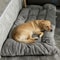 Comfortable Dog Bed Sofa for Small to Large Dogs Soft Polyester Mat for Crate & Rest