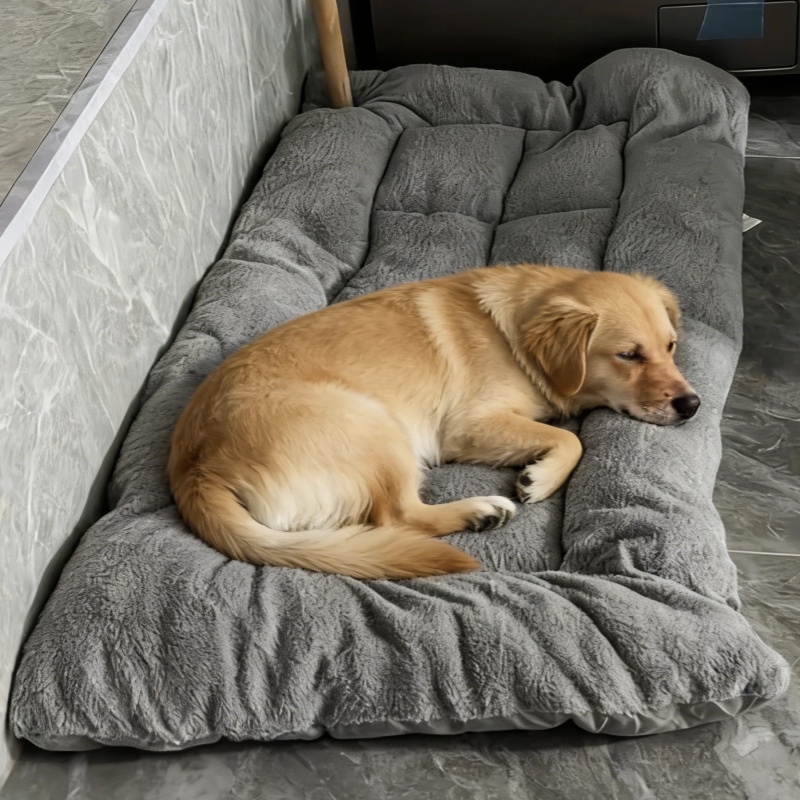 Comfortable Dog Bed Sofa for Small to Large Dogs Soft Polyester Mat for Crate & Rest