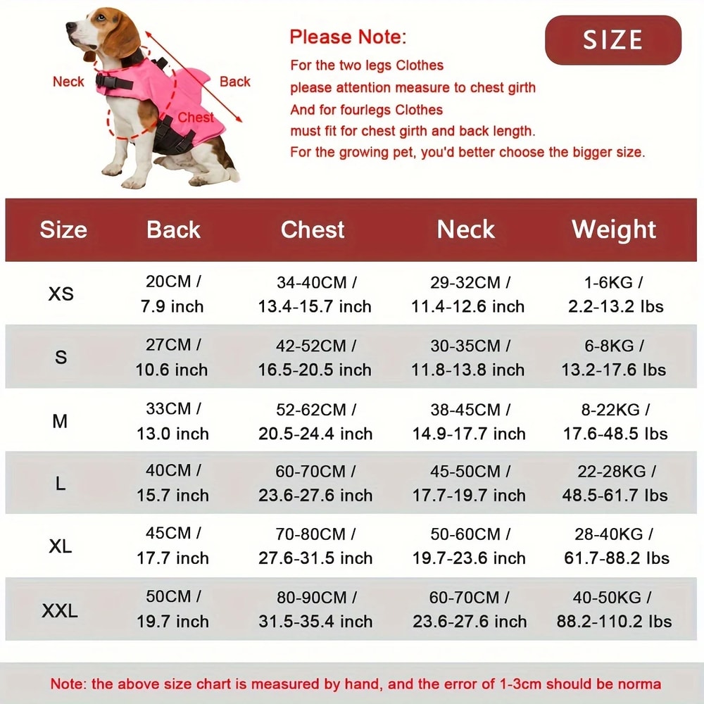 Shark Fin Dog Life Jacket For Small Dogs Enhanced Buoyancy Adjustable Safety Vest For Swimming Boat 5