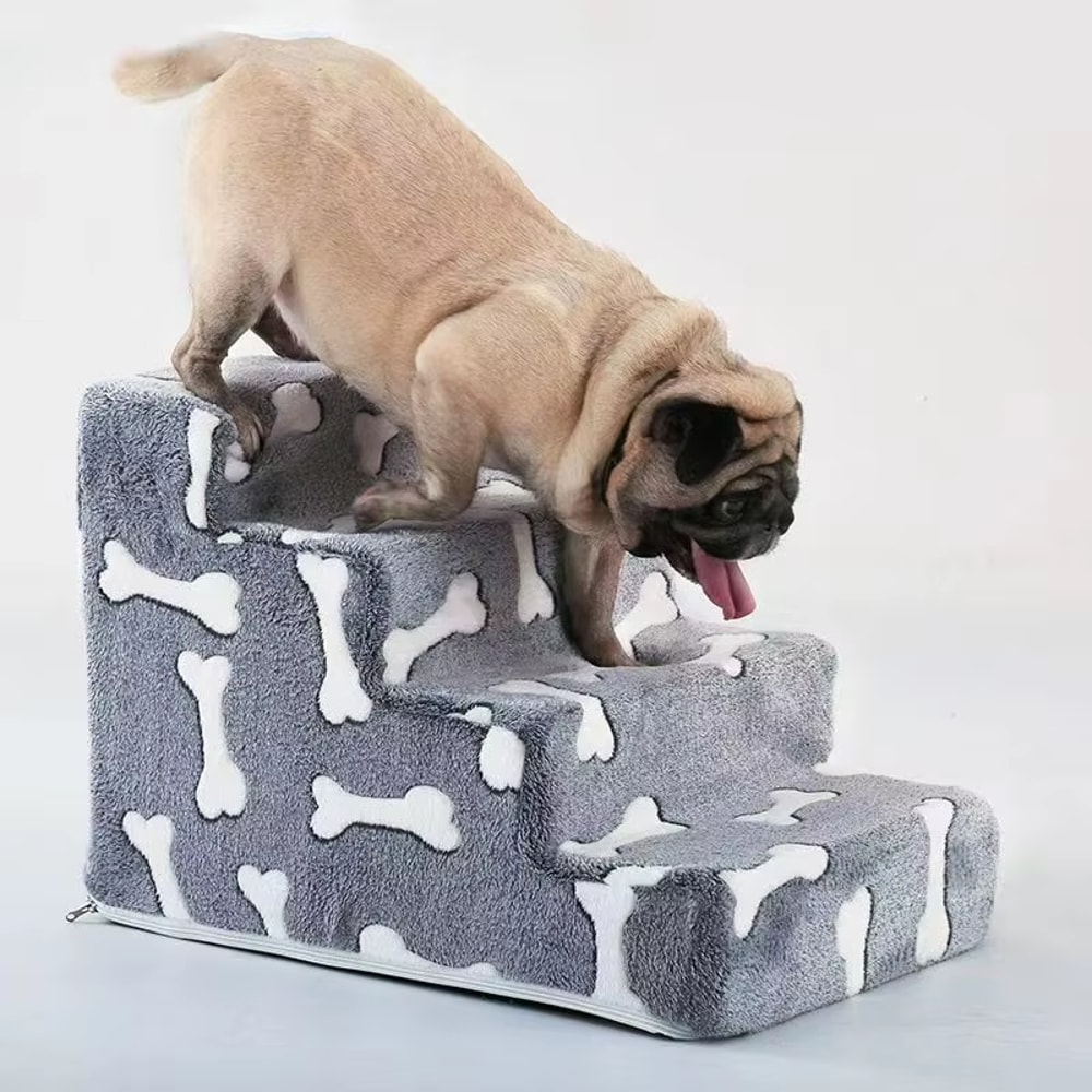Bone Shaped Dog Stairs For Elderly Pets Ramp For Joint Protection 0