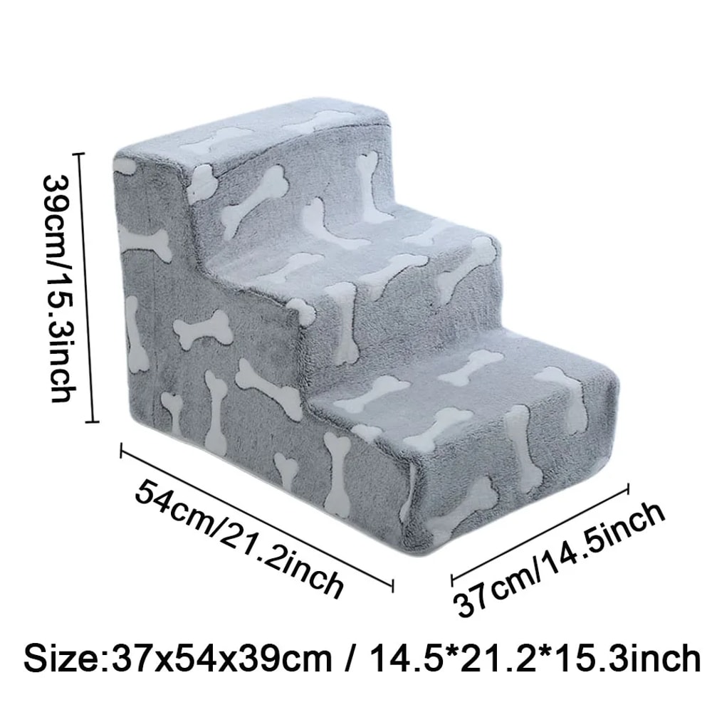 Bone Shaped Dog Stairs For Elderly Pets Ramp For Joint Protection 3