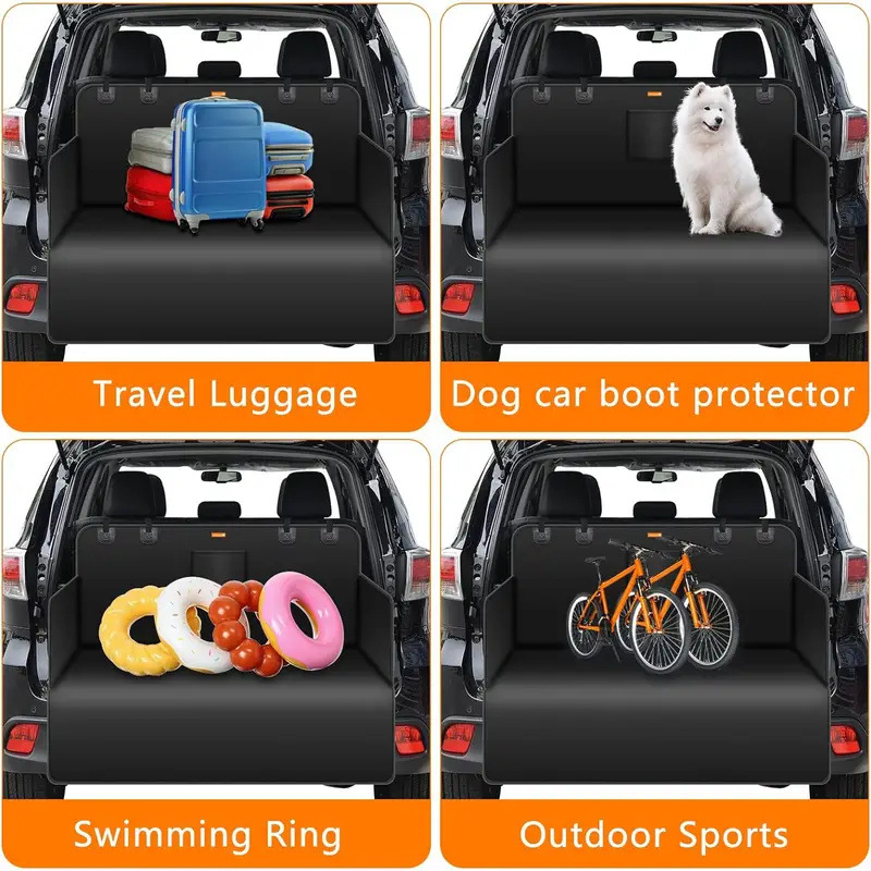 Waterproof Dog Car Seat Cover Travel Hammock Transporter Mat For Small To Large Dogs 2