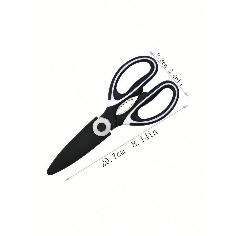 Multifunctional Kitchen Scissors With Sharp Blade For Cutting Chicken Duck Fish And More Essential 4