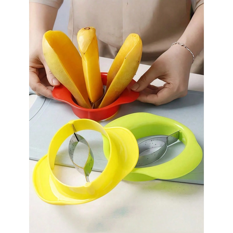 Ergonomic Mango Peeler and Slicer Mango Divider for Easy Fruit Preparation