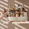 Rotating Spice Rack Non Slip Cosmetic Kitchen Storage Tray 2