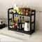 Metal Countertop Shelf Space Saving Organizer For Coffee Mugs Condiments Rustproof Kitchen Rack 3