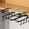 Kitchen Hanging Organizer Rack Multifunctional Shelf With Hooks For Paper Towels Cutting Boards Pot 1