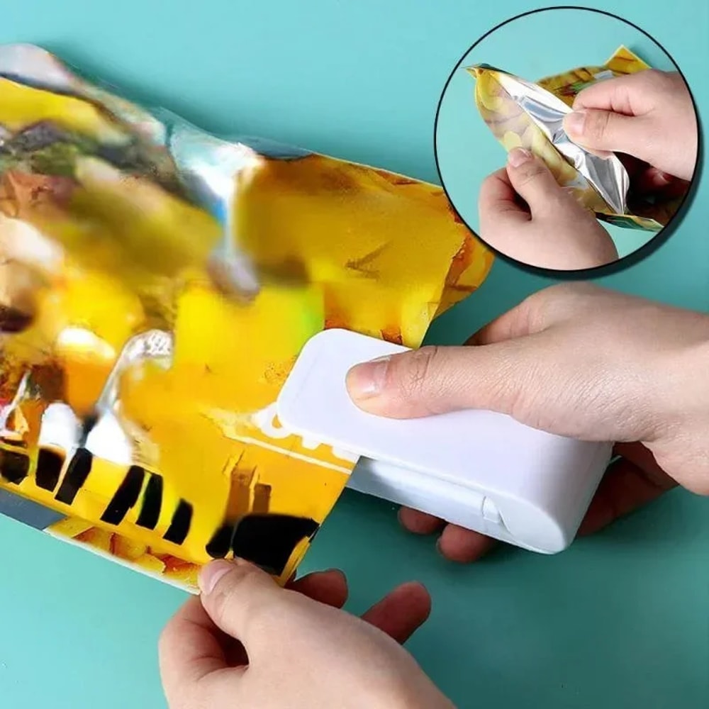 Mini Multi Function Food Storage Sealer Freshness Sealing Machine For Bags Snacks Kitchen Use 0