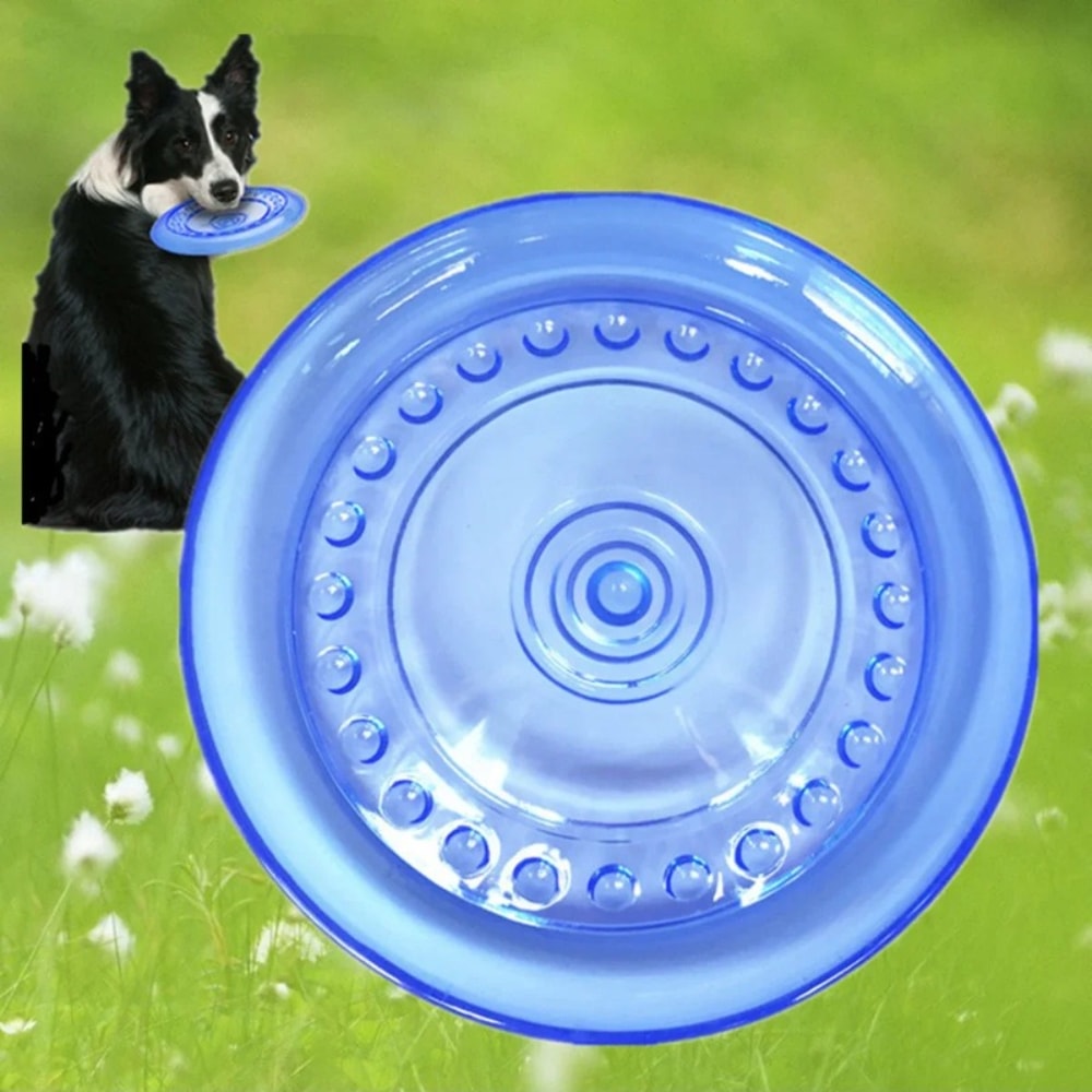 Dog Flying Disc Durable Bite Resistant Outdoor Toy For Training And Play 0
