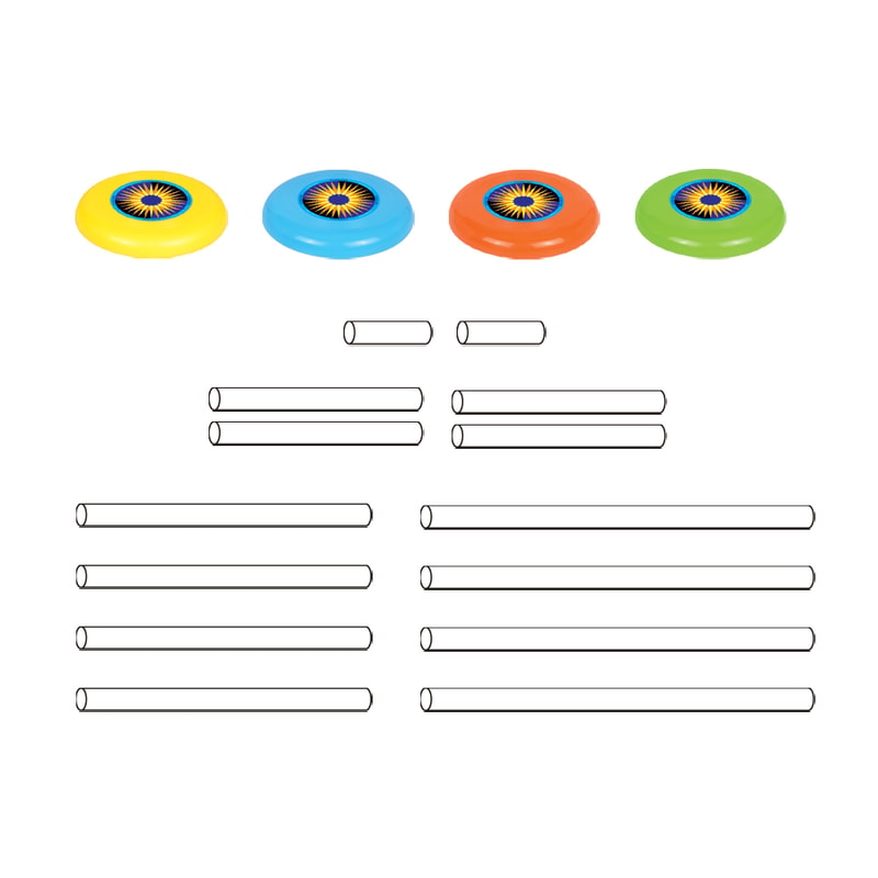 Professional Flying Disc Set Outdoor Sports Game for Kids & Adults Perfect for Beach, Camping & Backyard Fun