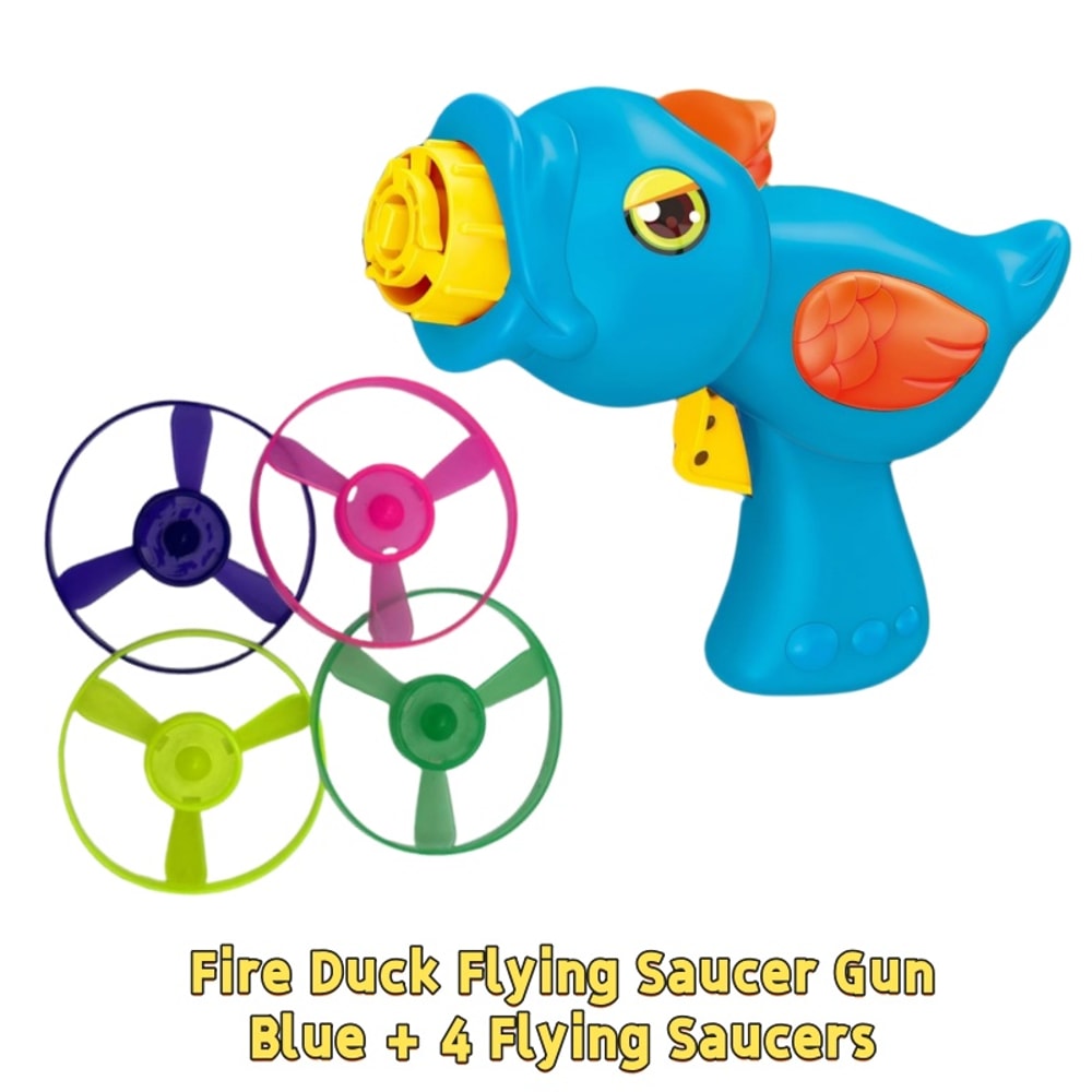 Kids Flying Disc Launcher Playset Premium Frisbee Shooter Toy For Indoor Outdoor Active Play 3